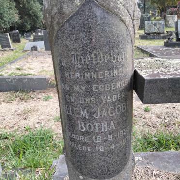 BOTHA Willem Jacob 1933-1976