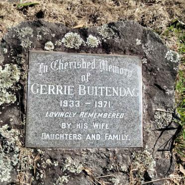 BUITENDAG Gerrie 1933-1971