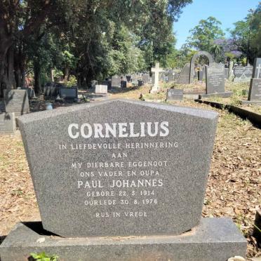 CORNELIUS Paul Johannes 1914-1976