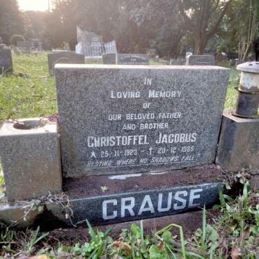CRAUSE Christoffel Jacobus 1923-1985