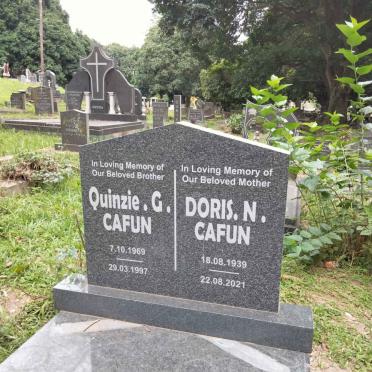 CAFUN Quinzie. G. 1969-1997 :: CAFUN Doris. N. 1939-2021