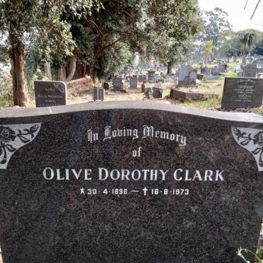 CLARK Olive Dorothy 1898-1973