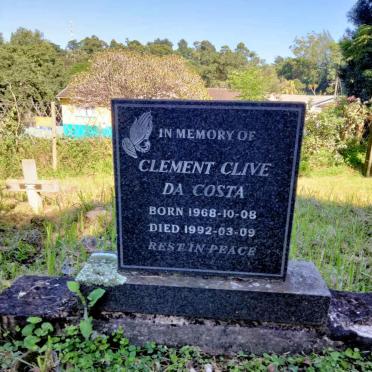 COSTA Clement Clive, da 1968-1992