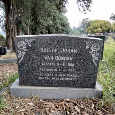 DONGEN Roelof Johan, van 1918-1980