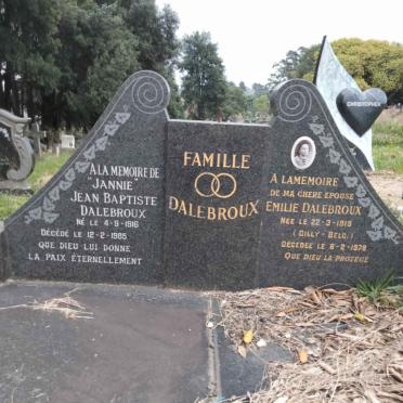 DALEBROUX Jean Baptiste 1916-1985 &amp; Emilie 1919-1978