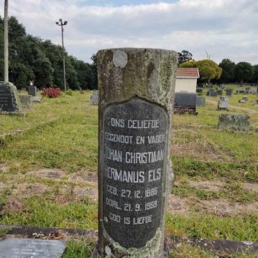 ELS Johan Christiaan Hermanus 1886-1959