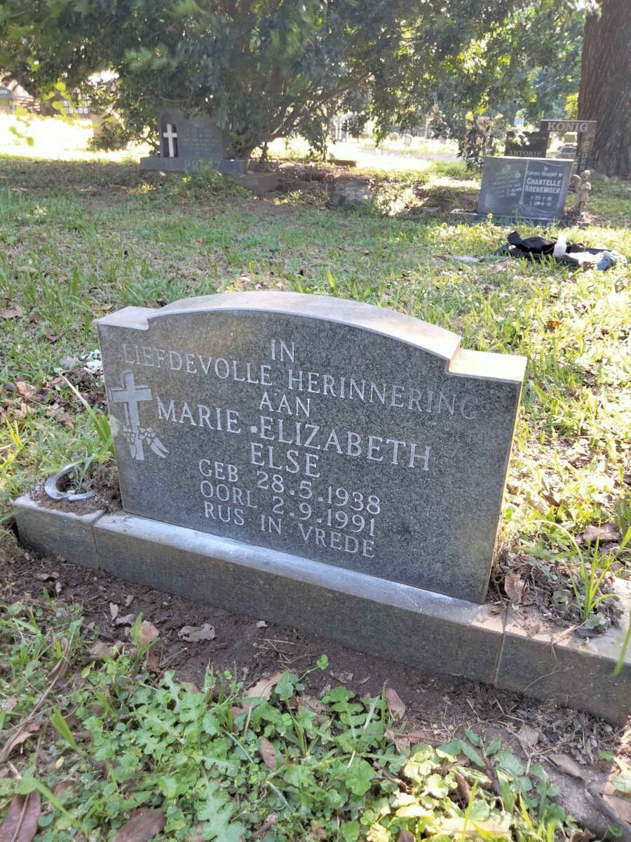 ELSE Marie Elizabeth 1938-1991
