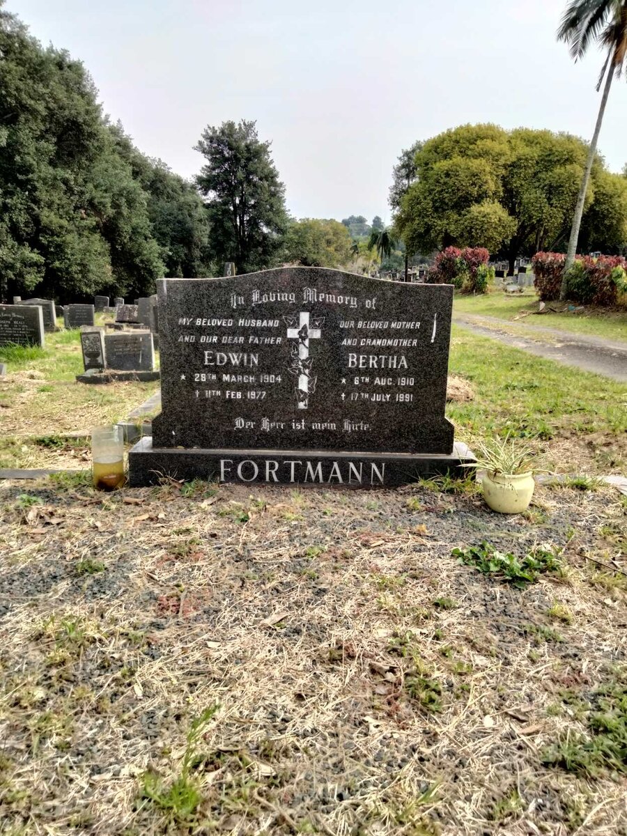 FORTMANN Edwin 1904-1977 &amp; Bertha 1910-1981