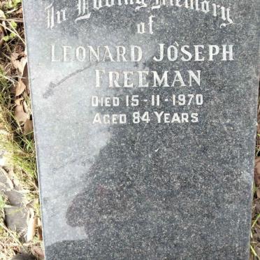 FREEMAN Leonard Joseph -1970