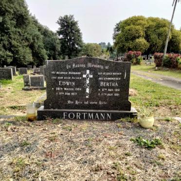 FORTMANN Edwin 1904-1977 &amp; Bertha 1910-1981