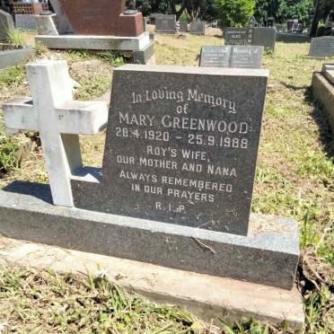GREENWOOD Mary 1920-1988