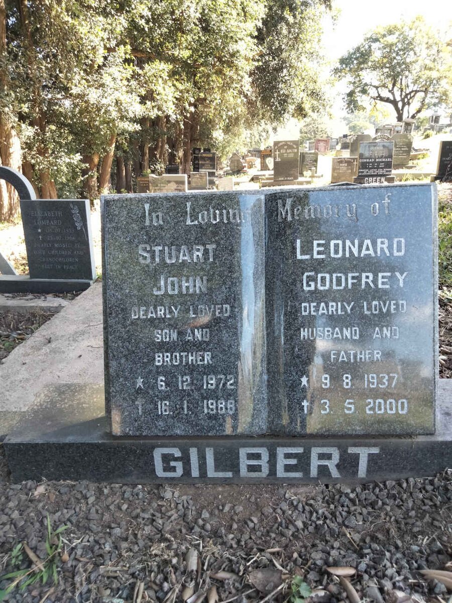 GILBERT Leonard Godfrey 1937-2000 :: GILBERT Stuart John 1972-1988