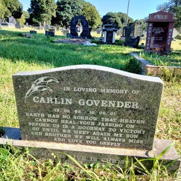 GOVENDER Carlin 1988-2001