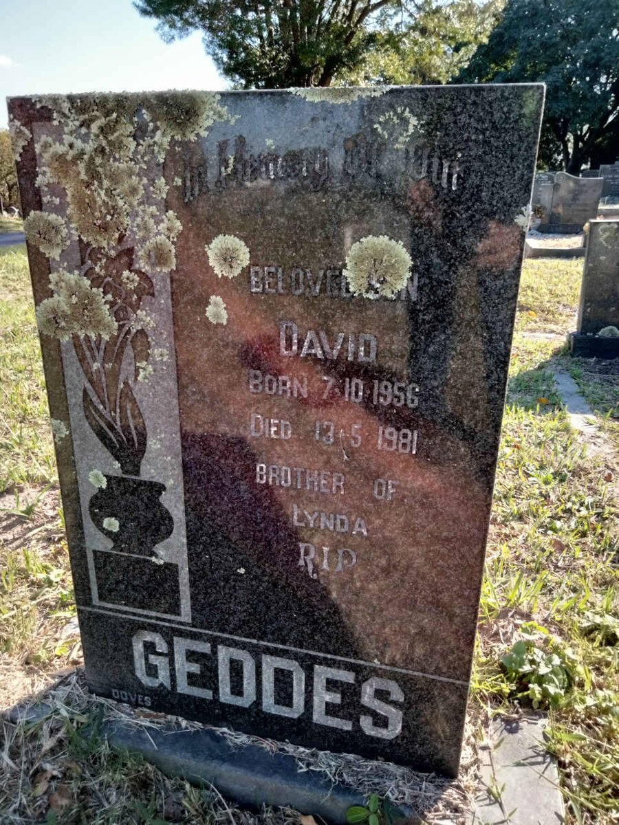 GEDDES David 1956-1981