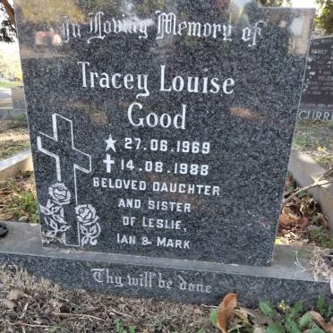 GOOD Tracy Louise 1969-1988