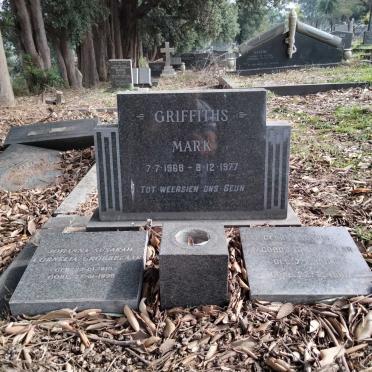 GROBBELAAR Gerrit Petrus Jacobus 1904-1987 &amp; Johanna Susarah Cornelia 1910-1999 :: GRIFFITHS Mark 1968-1977