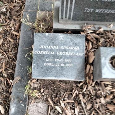 GROBBELAAR Johanna Susarah Cornelia 1910-1999