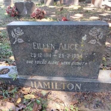 HAMILTON Eileen Alice 1911-1994