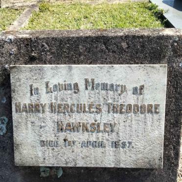 HAWKSLEY Harry Hercules Theodore -1957