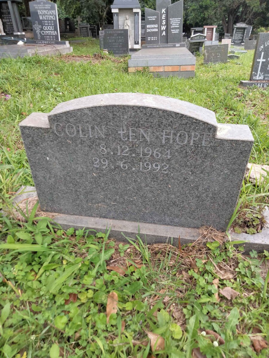 HOPE Colin, ten 1964-1992 