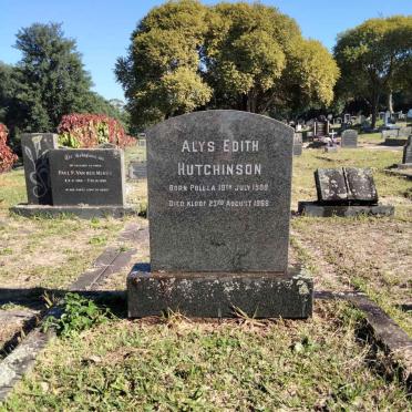 HUTCHINSON Alys Edith 1908-1968