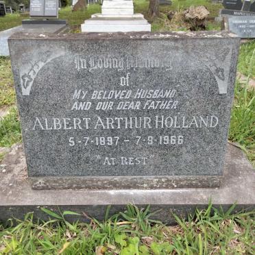 HOLLAND Albert Arthur 1897-1966