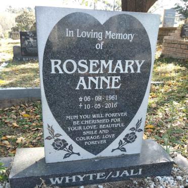 JALI Rosemary Anne, WHYTE 1961-2016
