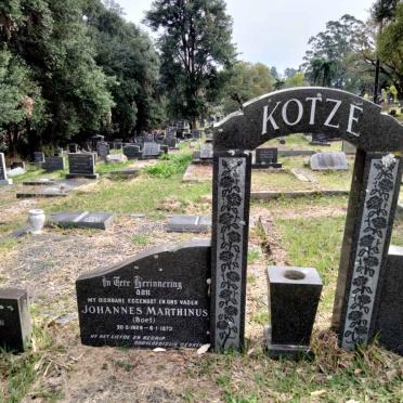 KOTZE Johannes Marthinus 1929-1963