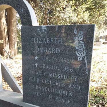 LOMBARD Elizabeth 1939-1986