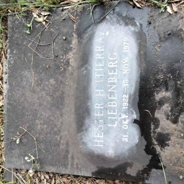 LIEBENBERG Hester H. 1922-1979