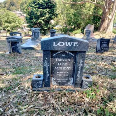 LOWE Trevor Luke Anthony 1965-2011