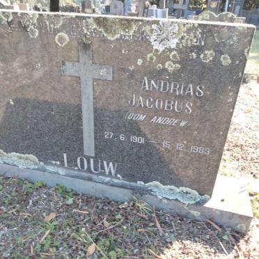 LOUW Andrias Jacobus 1901-1983