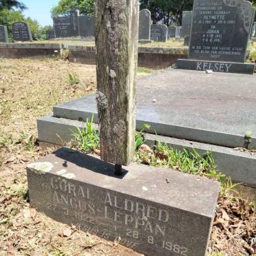 LEPPAN Coral Aldred Angus  1922-1982