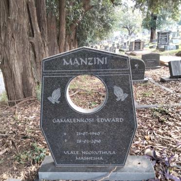 MANZINI Gamalenkosi Edward 1940-2010