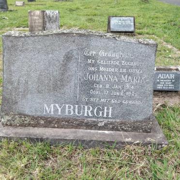 MYBURGH Johanna Maria 1914-1965