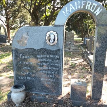 MANFRON Bruno 1926-1990