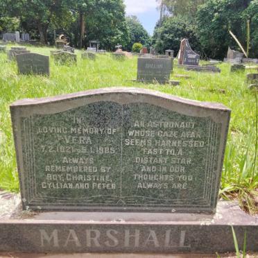 MARSHALL Vera 1921-1985