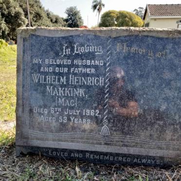MAKKINK Wilhelm Heinrich -1962