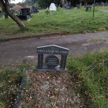 MLAMBO Thulani H. 1971-200?