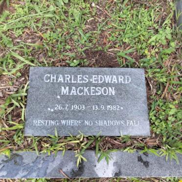 MACKESON Charles Edward 1903-1982