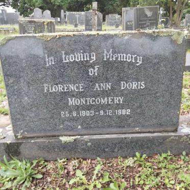 MONTGOMERY Florence Ann Doris 1903-1982