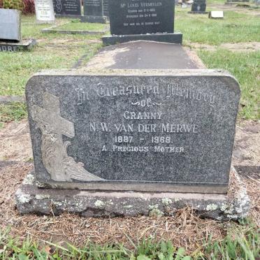 MERWE N.W., van der 1887-1968