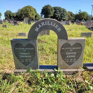 MARILLIER Percy Thomas 1928-2013 & Edith Anne 1935-2003