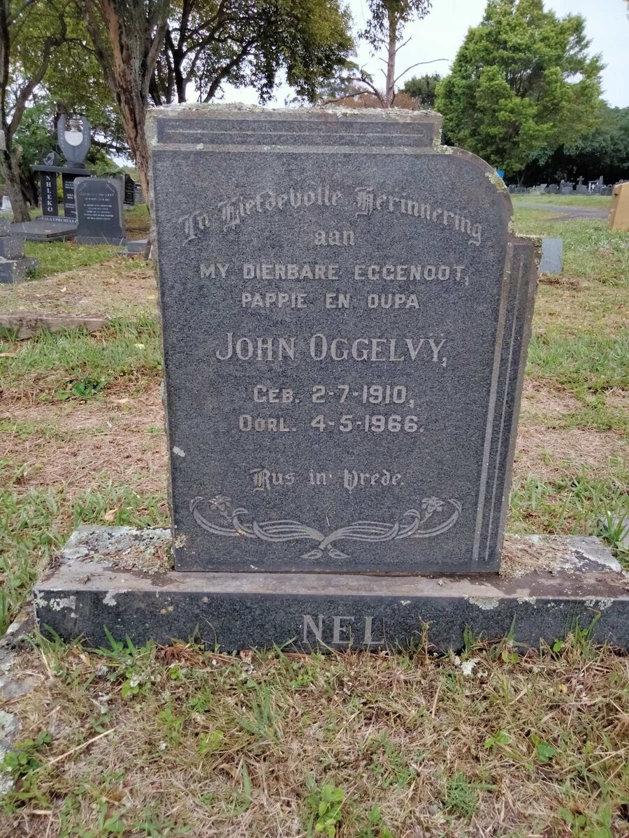 NEL John Oggelvy 1910-1966