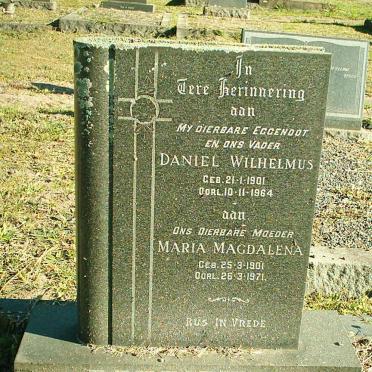 POTGIETER Daniel Wilhelmus 1901-1964 &amp; Maria Magdalena 1901-1971