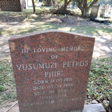 PHIRI Vusumuzi Petros 1971-1996