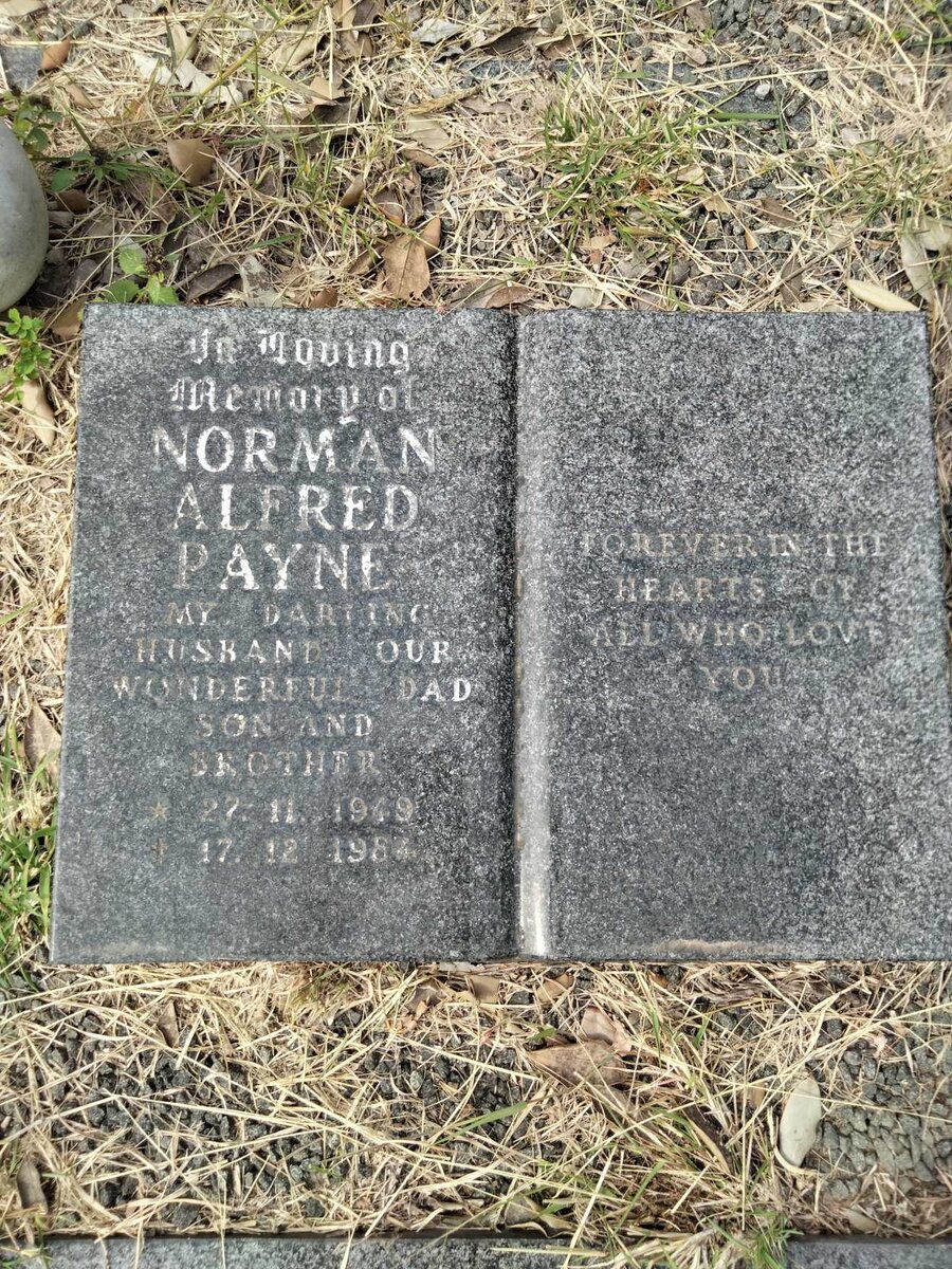 PAYNE Norman Alfred 1949-1984