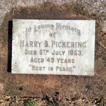 PICKERING Harry B. -1953