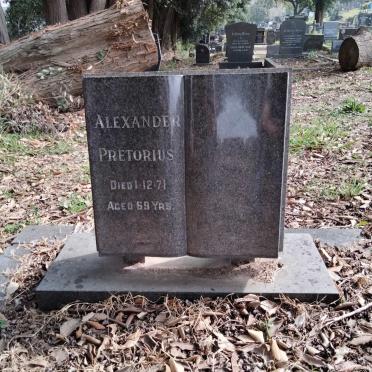 PRETORIUS Alexander -1971