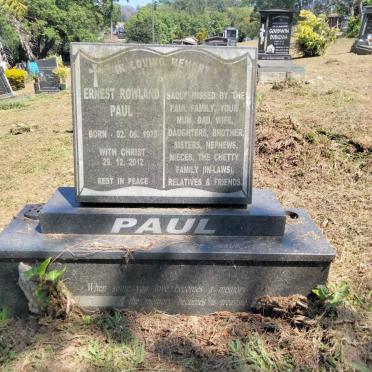 PAUL Ernest Rowland 1973-2012